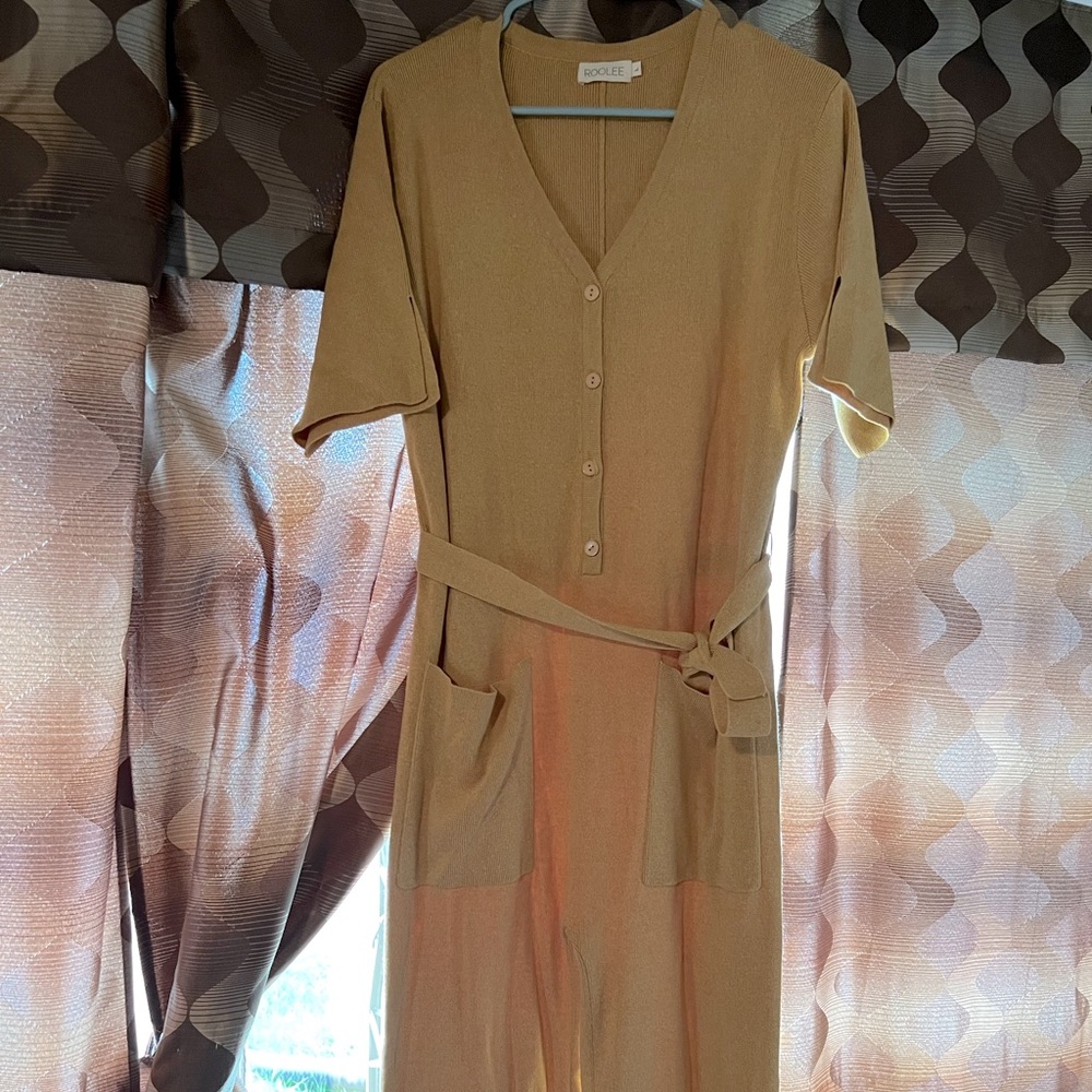 Mustard jumpsuit